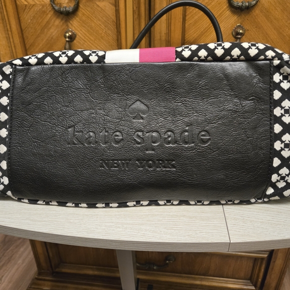 Kate Spade Classic Stevie Baby Bag, Black/Cream/Pink - Picture 5 of 9